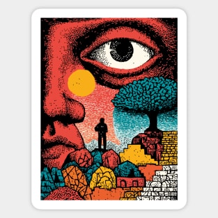 Vision Quest | Psychedelic Third Eye Art Sticker